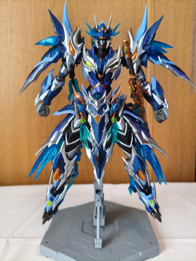 摩動核　天佑星 龍胆虎将 趙雲 玉蘭白龍駒付き MNP-XH05　素組み完成品