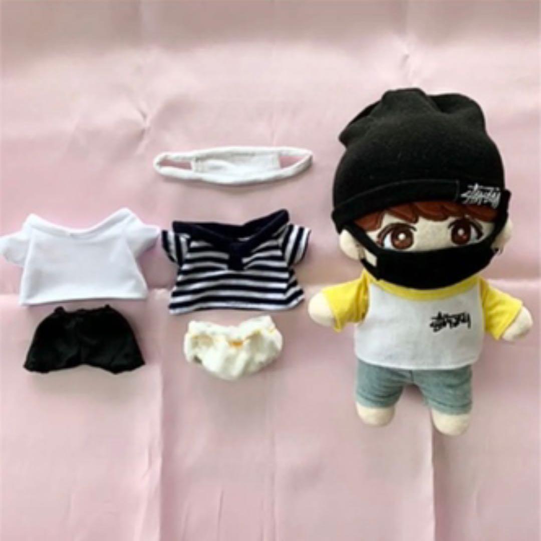 BTS 20cm ぬいぐるみ ジョングク 洋服小物セット