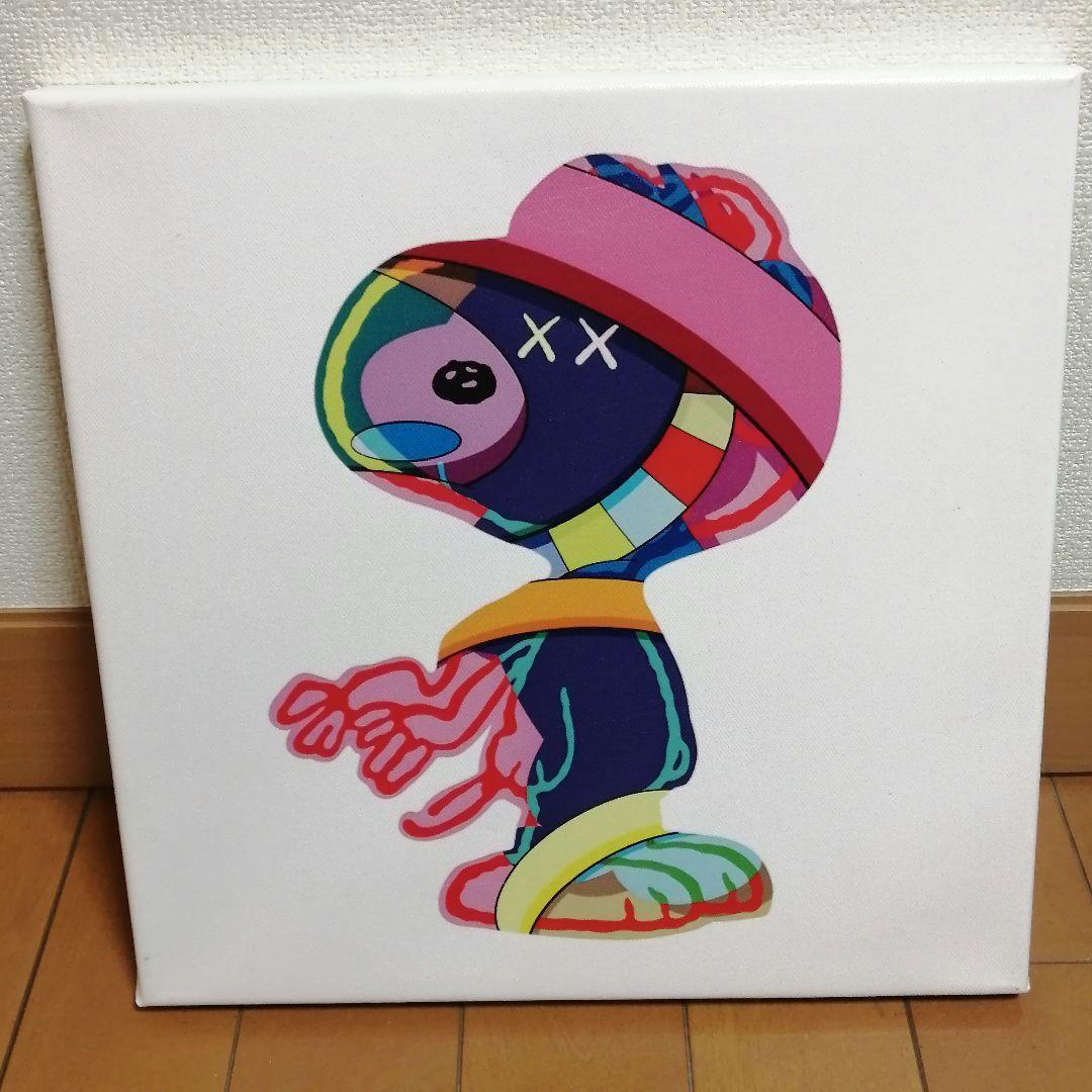 KAWS　カウズ　SNOOPY　スヌーピー　アートキャンバス　トートバッグ