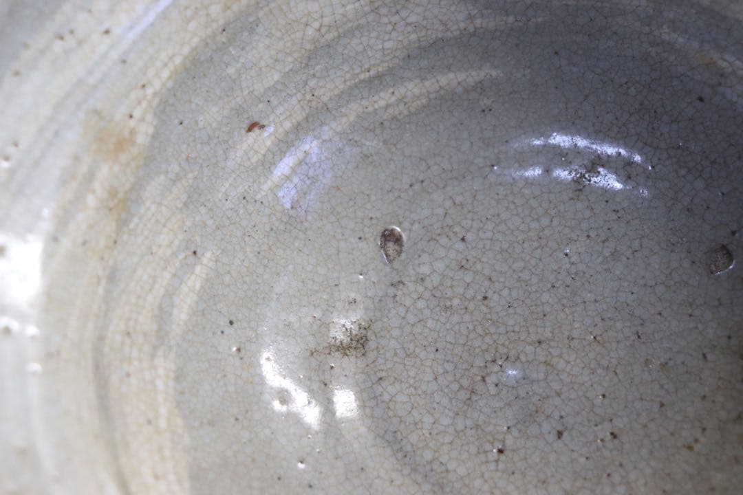 時代　清水六兵衛　刷毛茶碗　アンティーク　送料込み1122