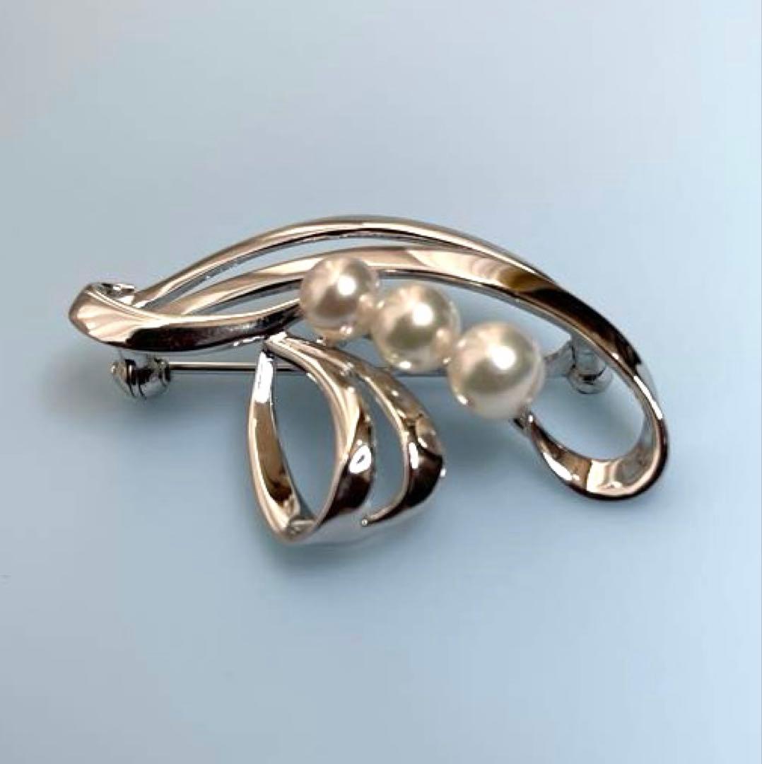 ミキモト　ブローチ　MIKIMOTO あこや真珠　本真珠　入学式　卒業式