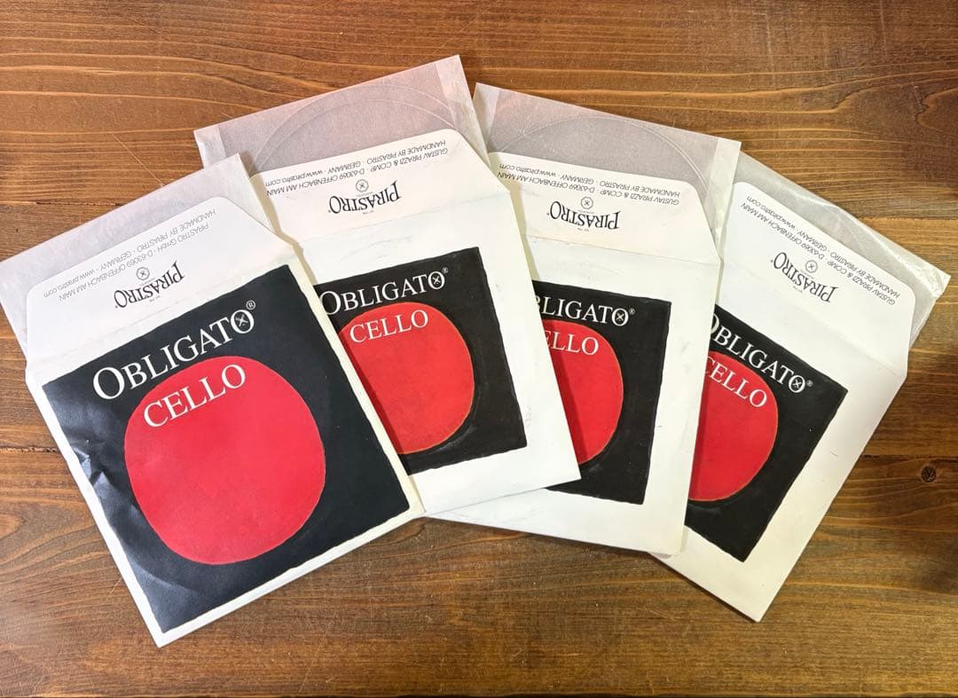 チェロ 弦セット　OBLIGATO 未使用ですが購入時期不明