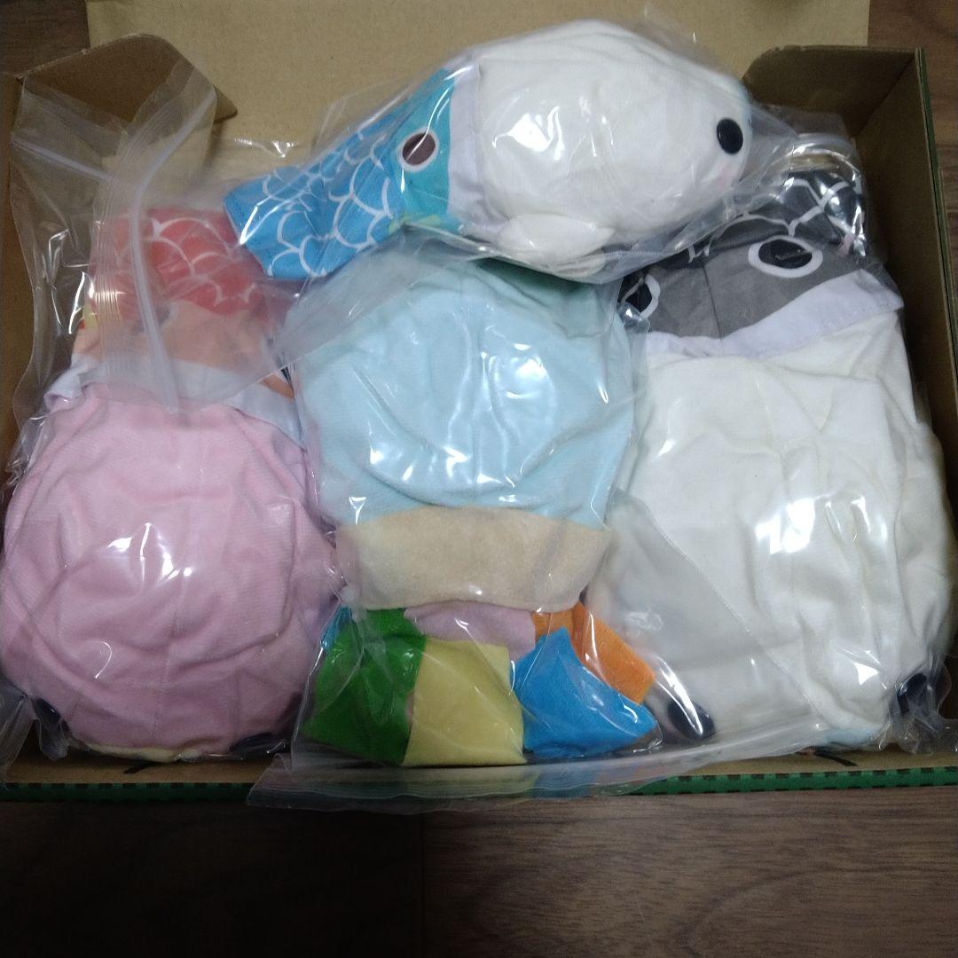 希少　まめゴマ　こどもの日ぬいぐるみ　タグ付き全４種　当時物　平成レトロ