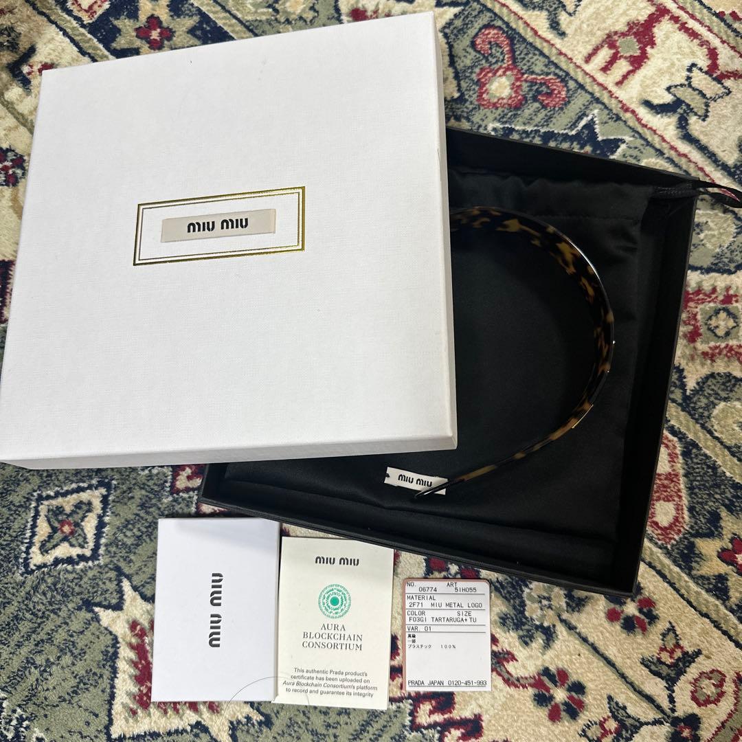 ※最終値下げmiumiu カチューシャ