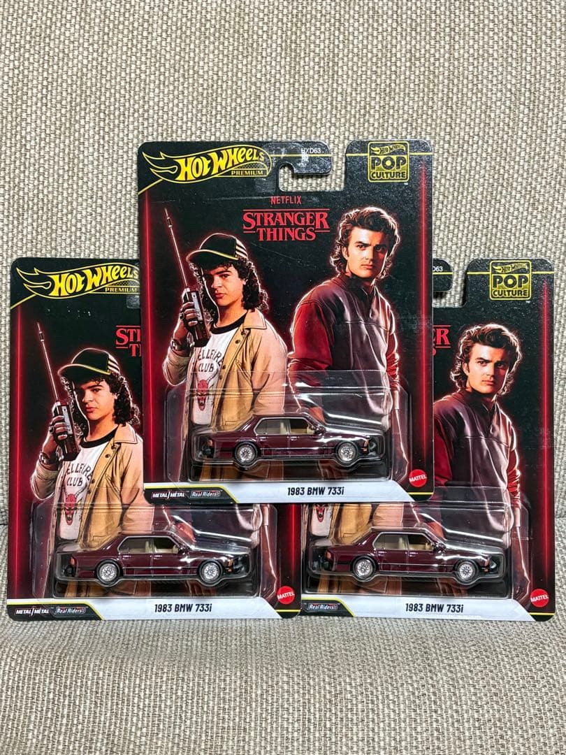 3台セット 1983 BMW 733i ホットウィール ポップカルチャー