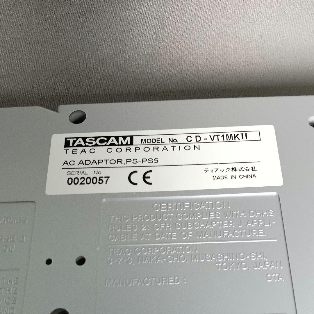 TASCAM ポータブル CDボーカルトレーナー CD-VT1Mk2