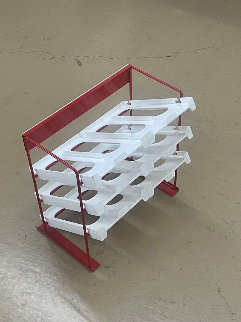 TOMICA トミカ店頭用　什器 3段 ホワイト/レッド 非売品