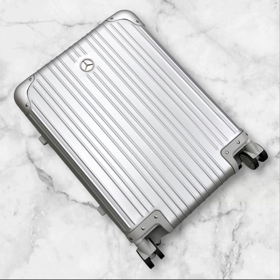 未使用 メルセデスベンツ スーツケース TSAロック 32L 4輪 アルミスーツ