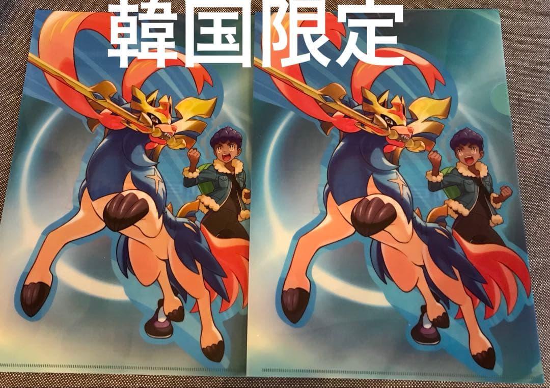 ポケモン　韓国限定　クリアファイル　ホップ　バトルパートナーズ　2枚セット