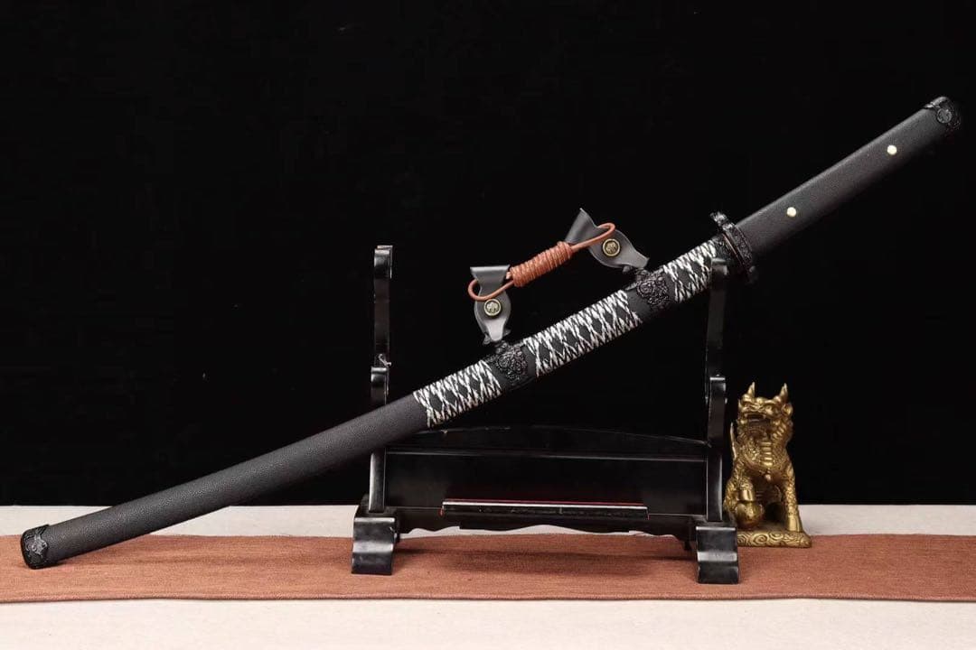 黒い水 太刀 高級本格居合刀 美術刀 刀装具 模擬刀 日本刀 模造刀 武具