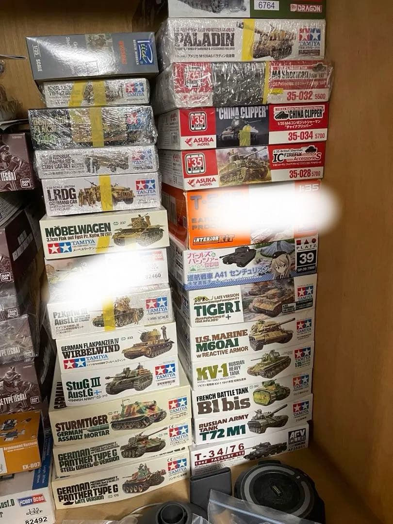 プラモデル1/35戦車（1/32、1/72）戦闘機、爆撃機