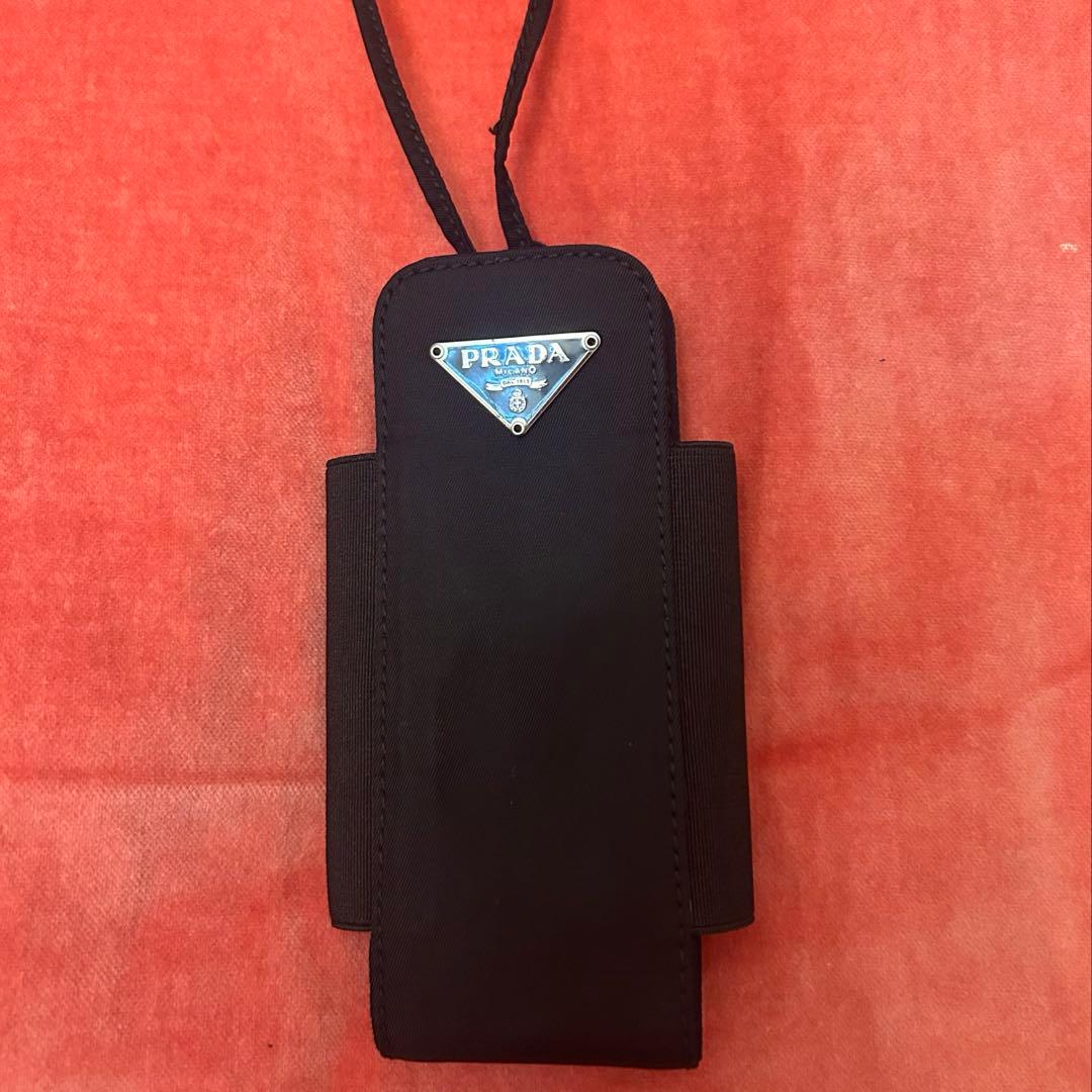 PRADA メガネホルダー　小物ケース　アクセサリーショルダーヴィンテージ