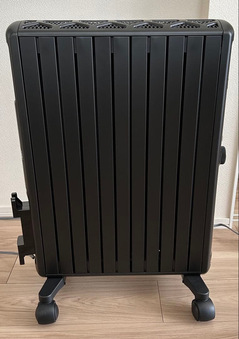 【美品】デロンギ マルチダイナミックヒーター ピュアブラック MDHU15-PB