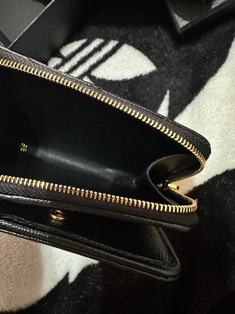 モノグラム コンパクト ジップアラウンド 二つ折り財布