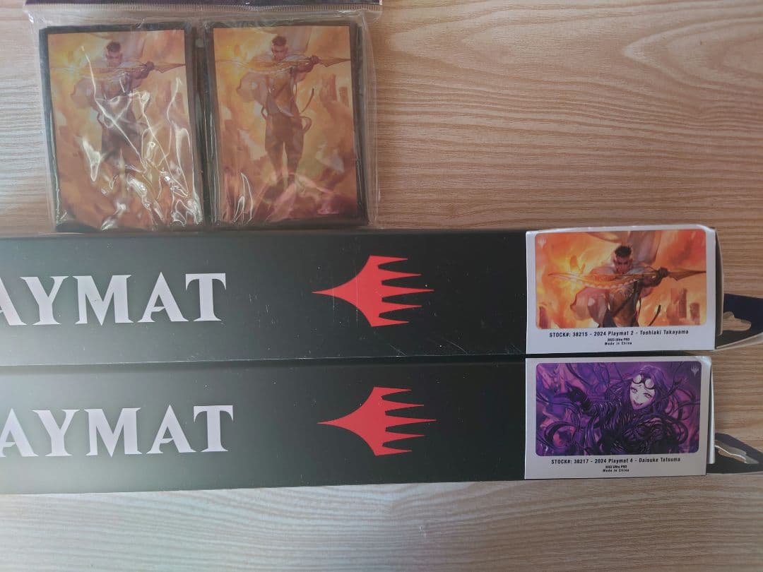 MTG プレイマット＋スリーブまとめて