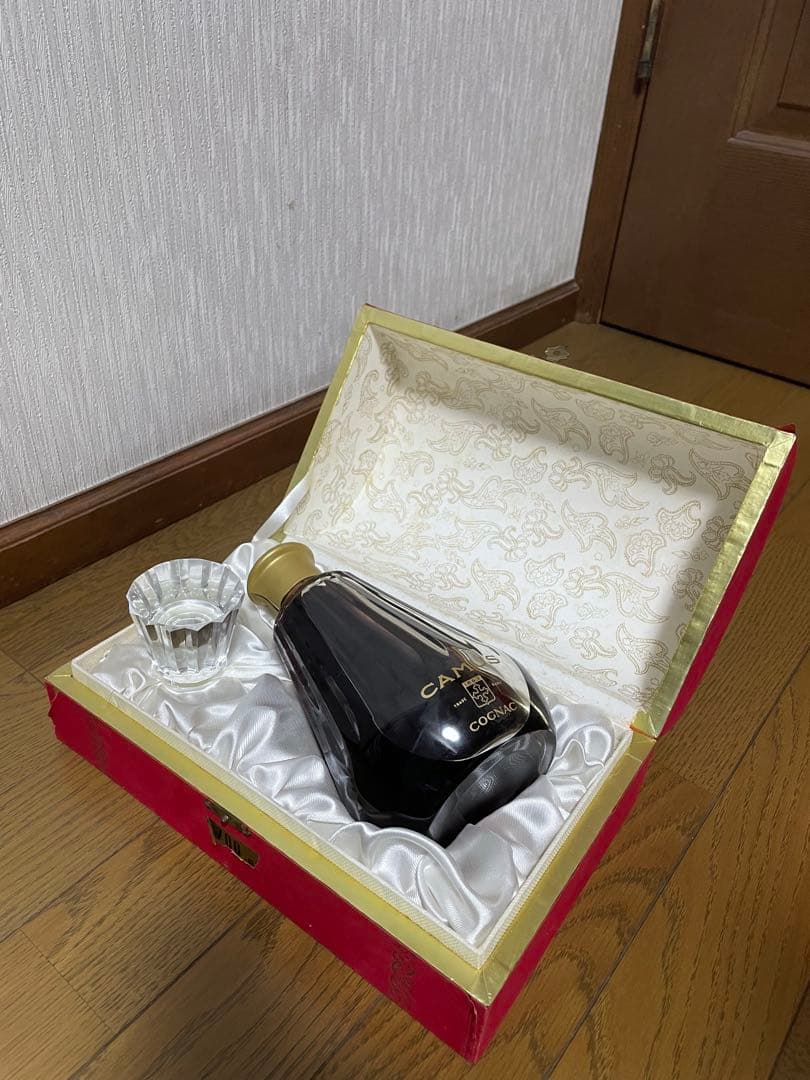 【未開栓】CAMUS(カミュ ブランデー カラフェ バカラボトル 化粧箱付)