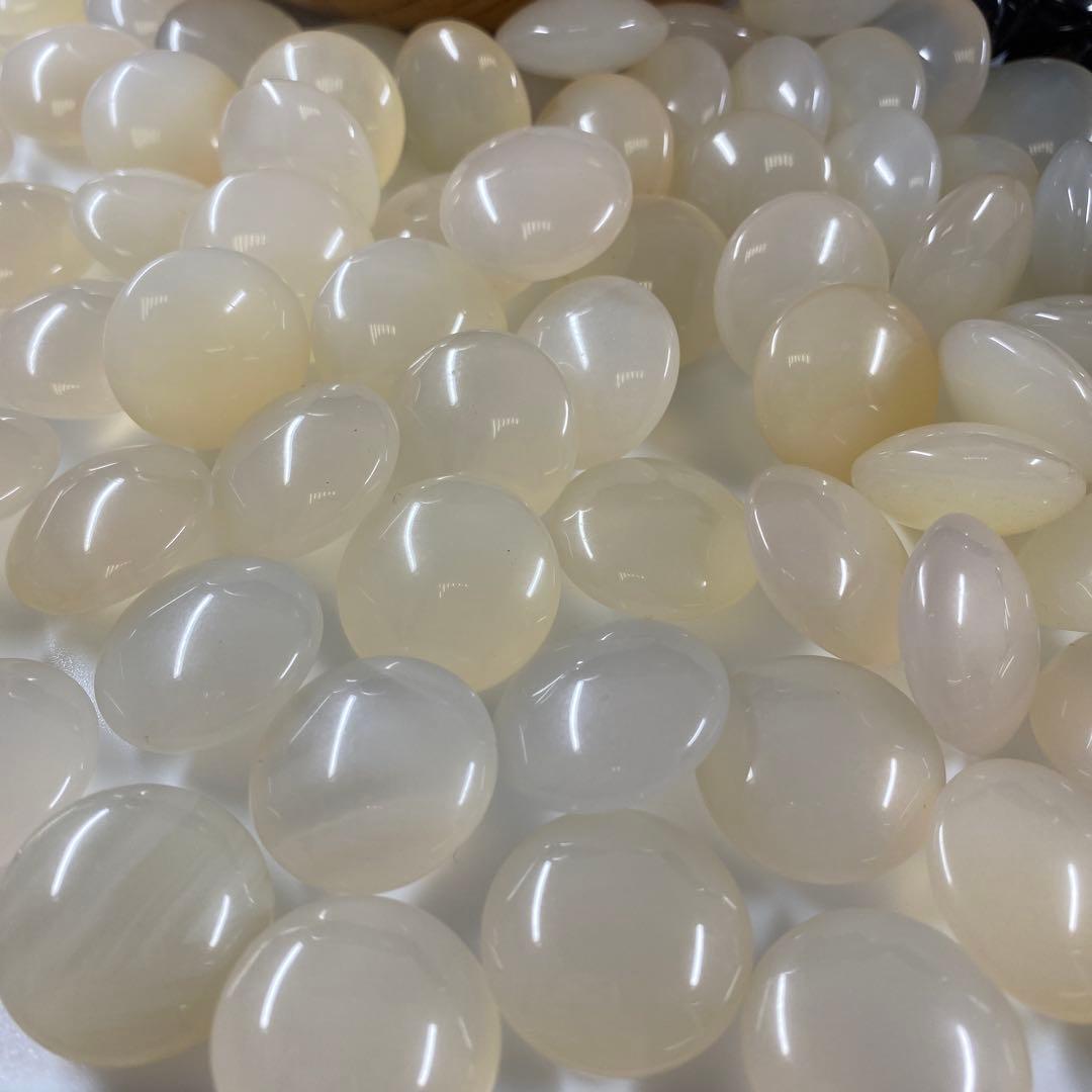 本瑪瑙　極太碁石　ゴケ付 トコヒカ　東な7-0323☆2F