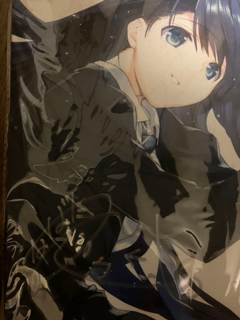 lycee 冬馬かずさ　直筆　プレイマット　Whitealbum　生天目