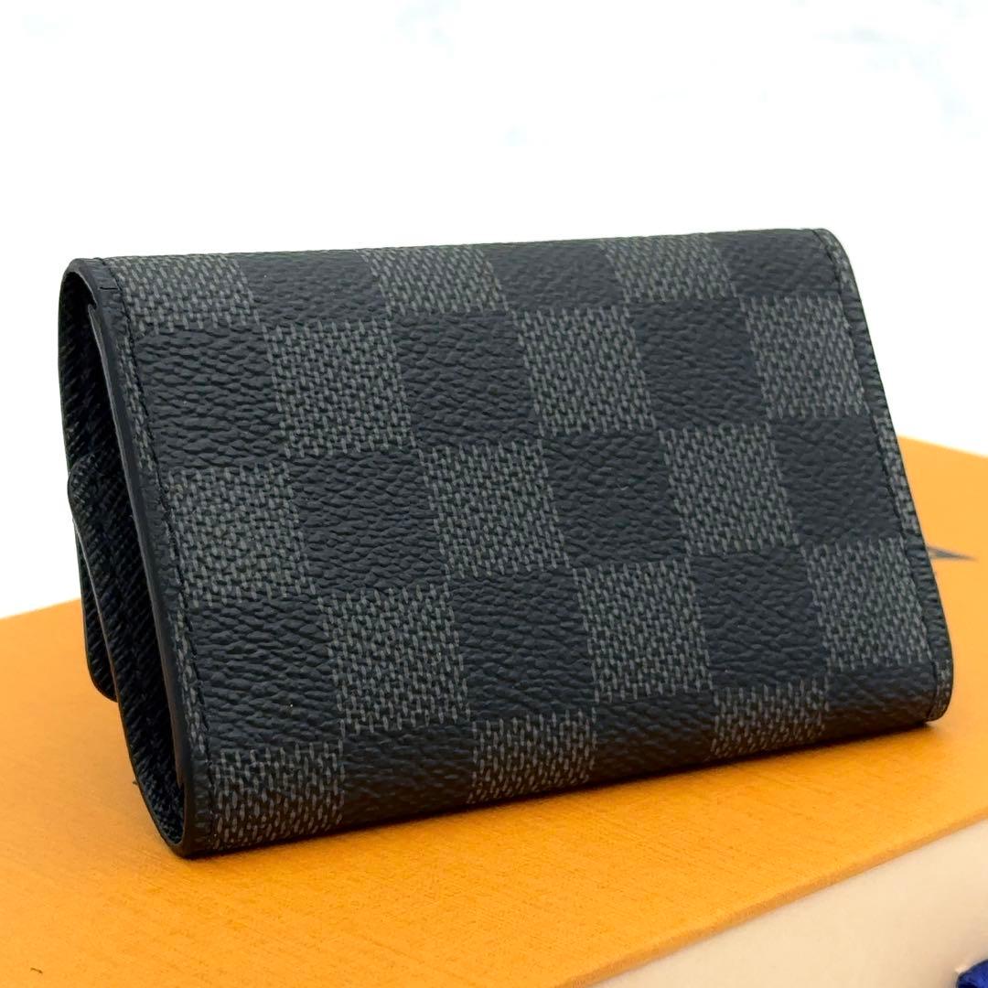 【最高級美品】ルイヴィトン ダミエ グラフィット ミュルティクレ6 キーケース