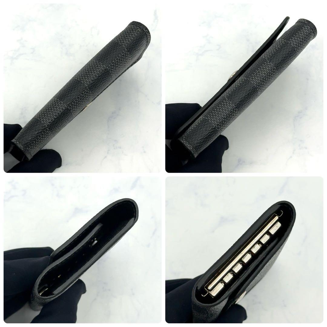 【最高級美品】ルイヴィトン ダミエ グラフィット ミュルティクレ6 キーケース