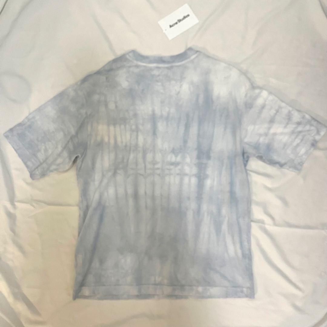 Acne Studios ロゴプリントタイダイダメージTシャツ