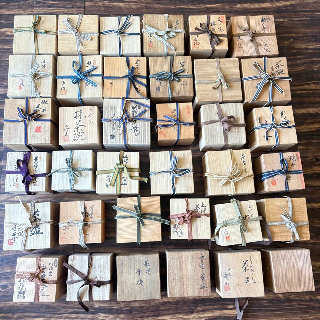 茶碗 抹茶碗 36点 茶道具 色絵 いろいろ まとめて