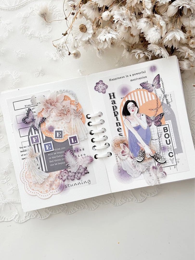 コラージュ素材　紙もの　素材紙　【1886】