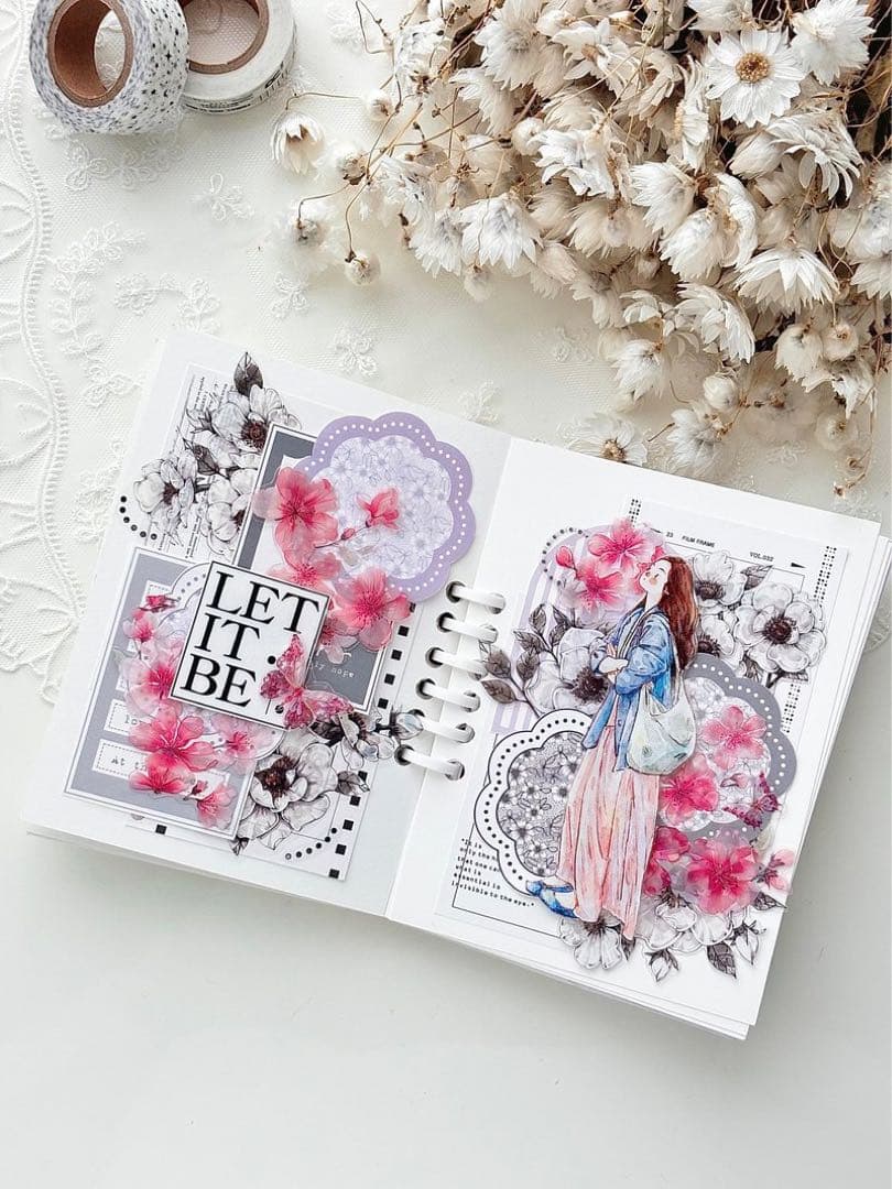 コラージュ素材　紙もの　素材紙　【1886】