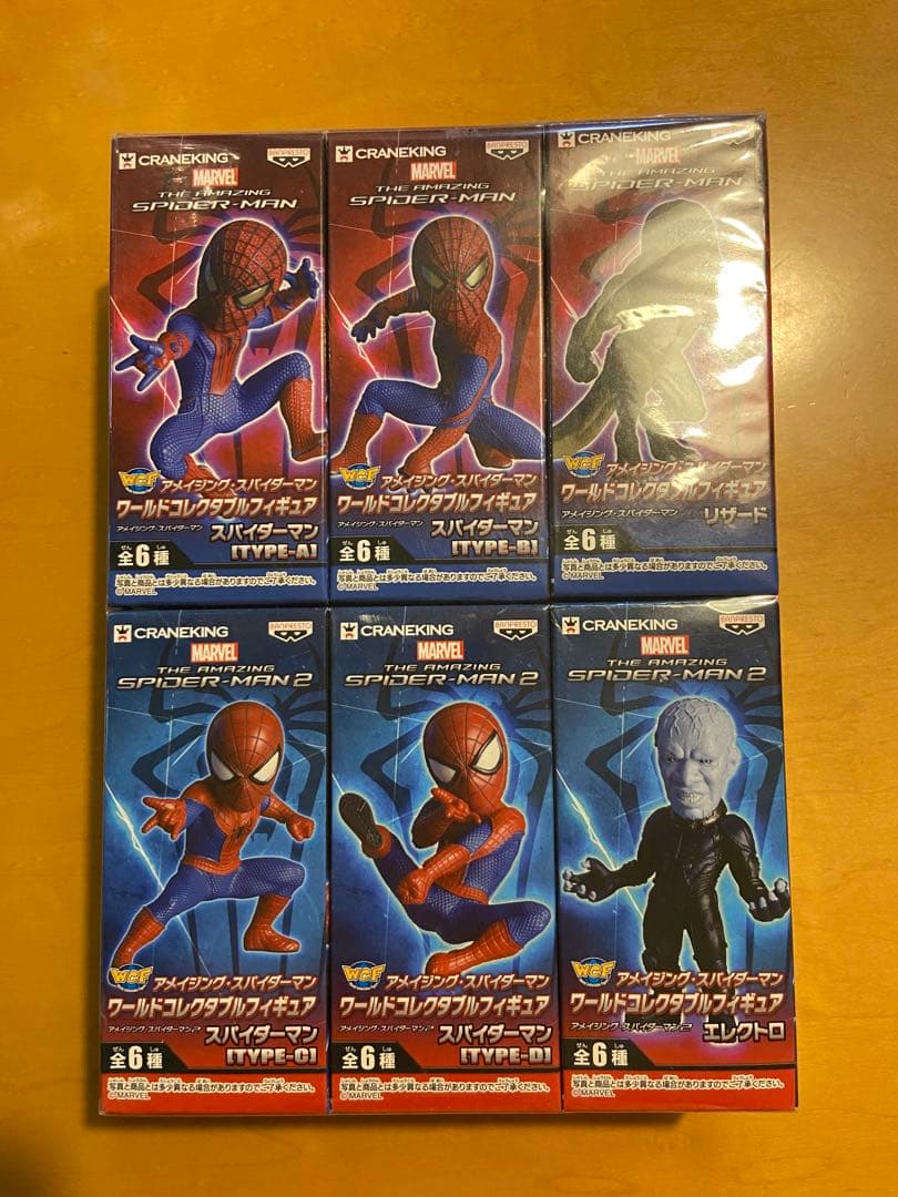 スパイダーマン ワールドコレクタブルフィギュア 6体セット
