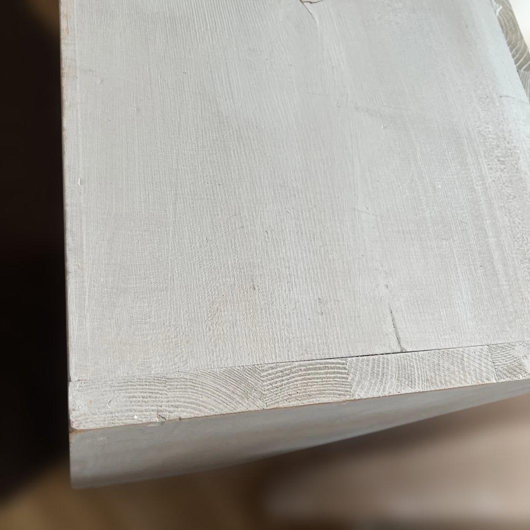 最終価格！アンティーク風に作ったブルーグレーの棚