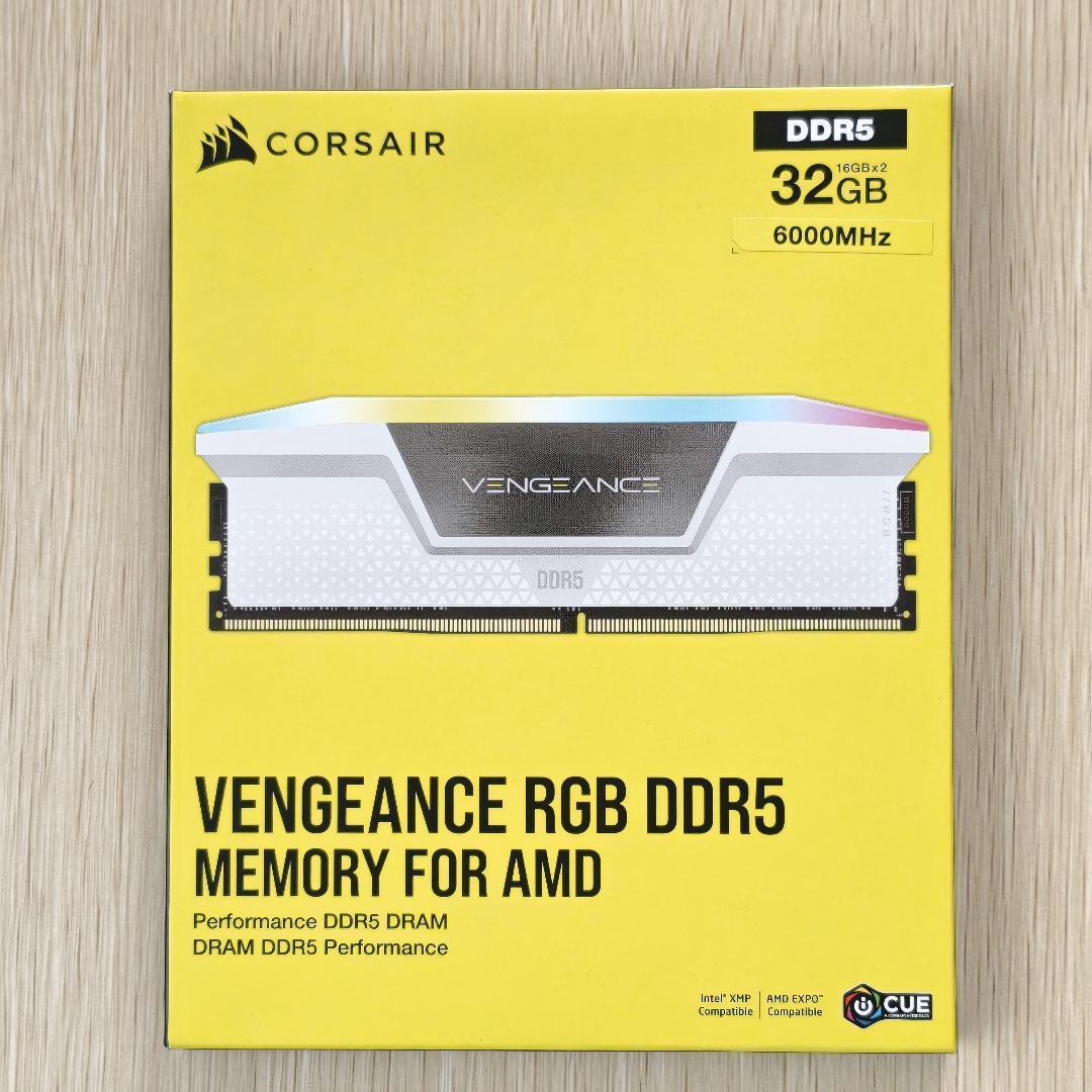 CORSAIR DDR5 VENGEANCE RGB 32GB 16GB×2枚