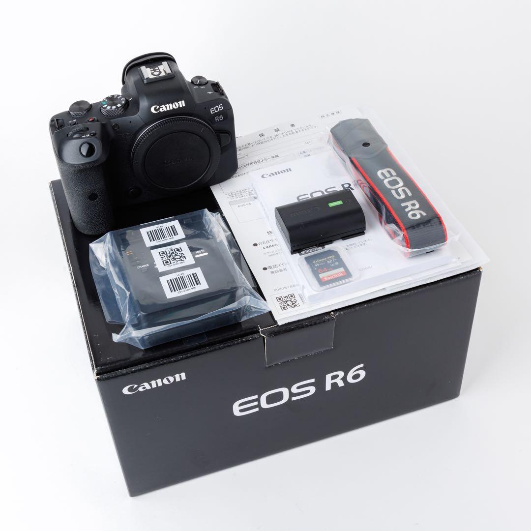 Canon EOS R6 ミラーレス一眼 SDカード付き