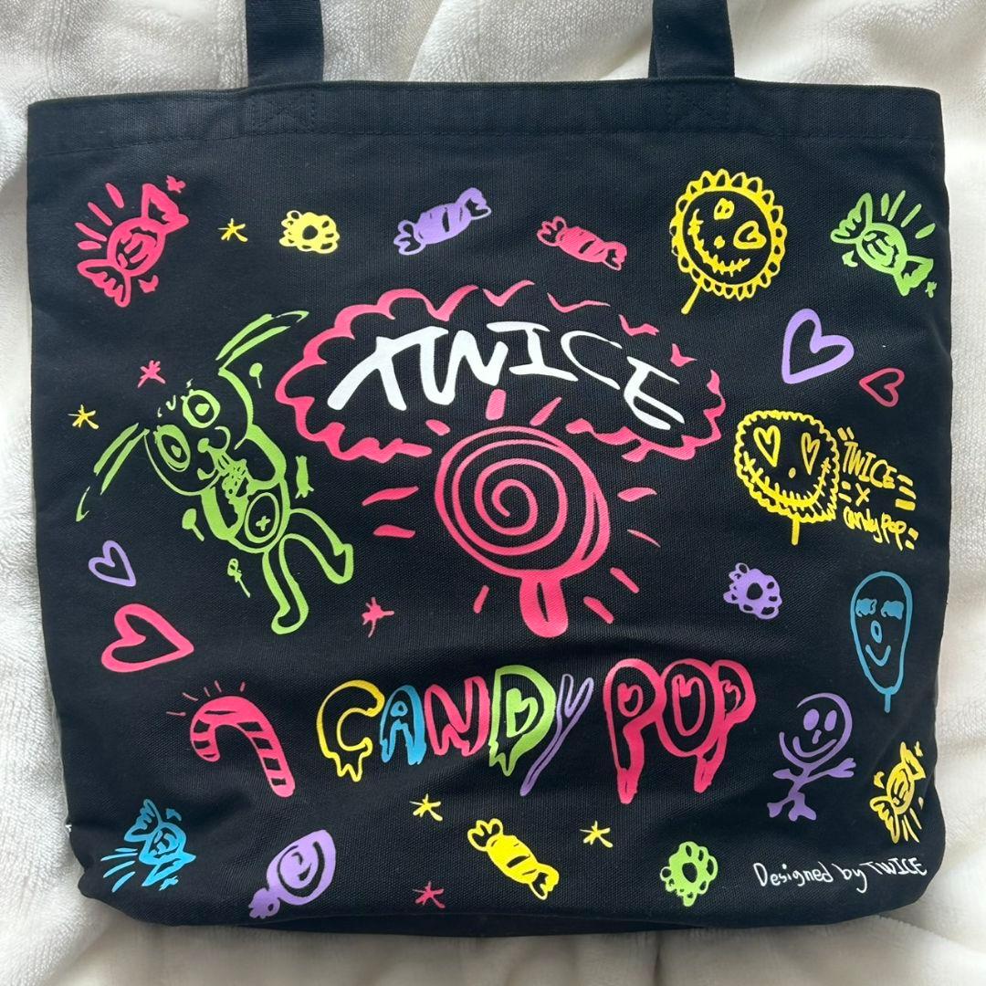 最終価格！TWICE チェヨン 缶バッチ CANDYPOPトートバッグ　痛バック