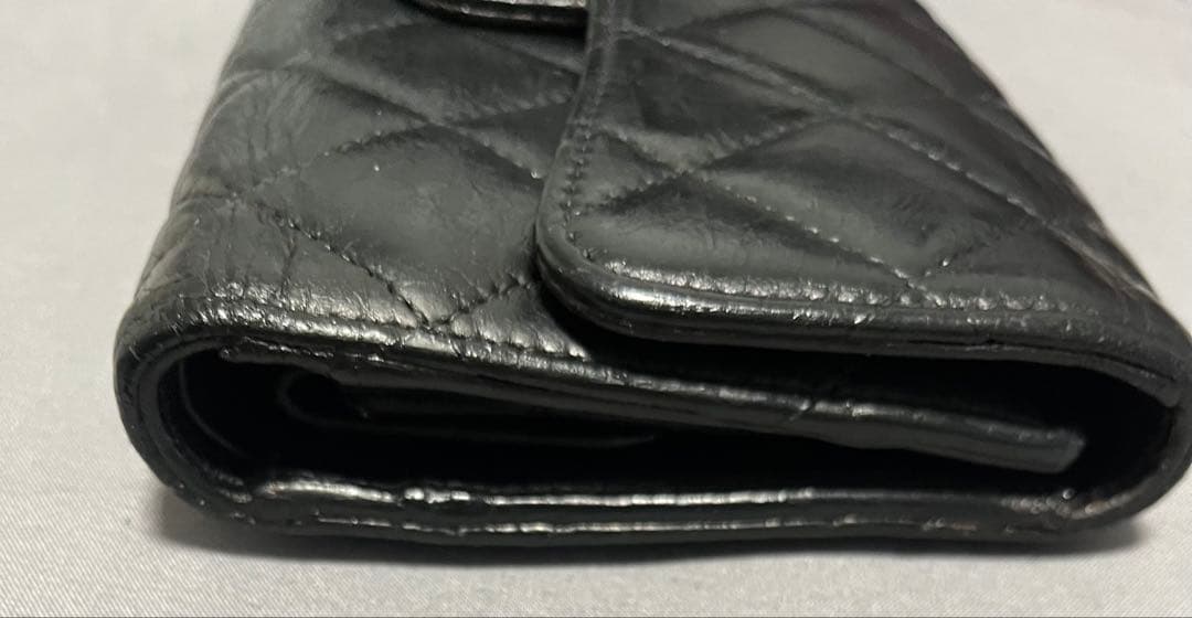 CHANEL シャネル ココマーク ラムスキン　マトラッセ 財布