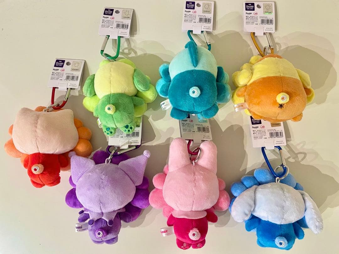 新作 サンリオ 推しカラー ミャクミャク BC ぬいぐるみ 全7種 コンプリート