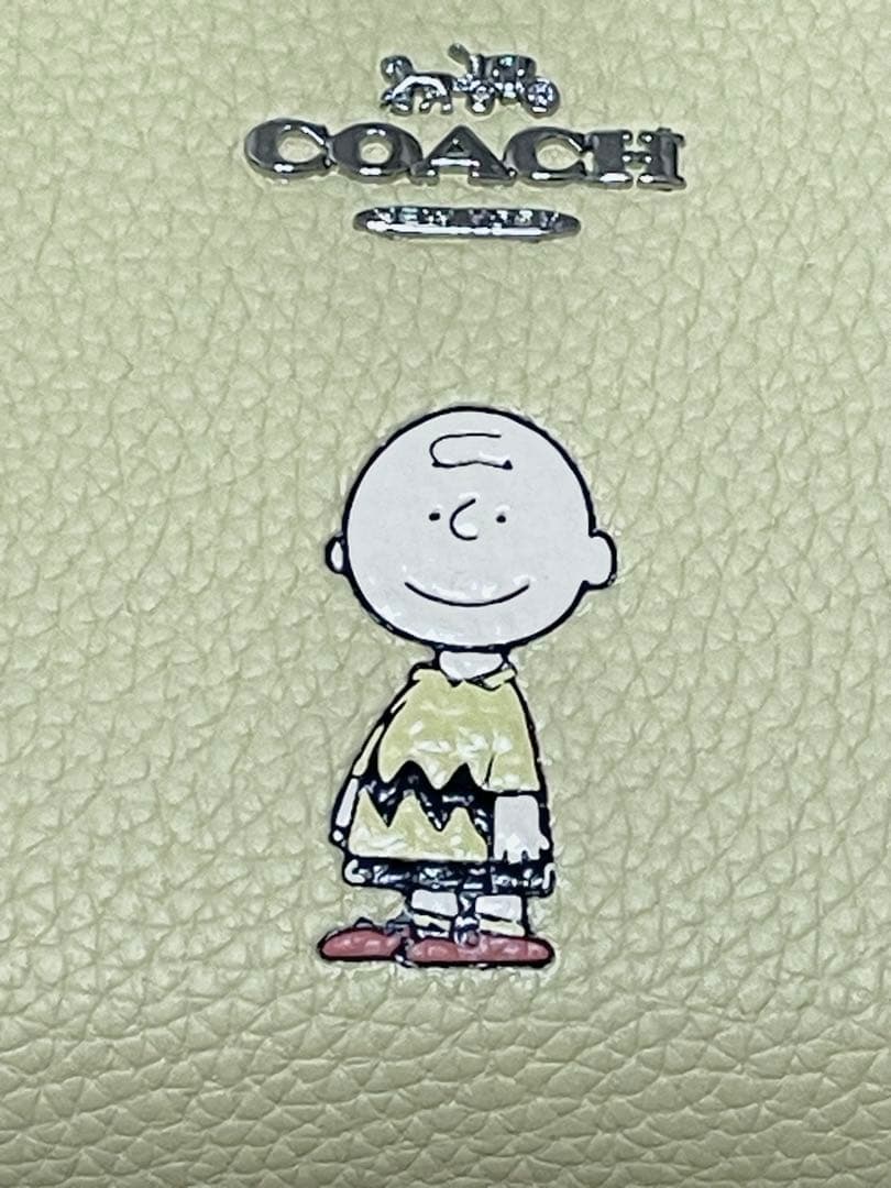 コーチ　スヌーピー　二つ折り財布　チャーリーブラウン