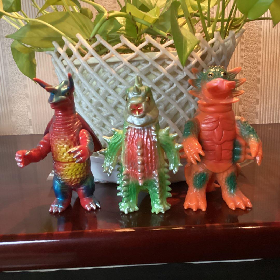 ブルマァク幻の金型使用　コスモリキッド　サボテンダー　キングクラブ　ミドルサイズ