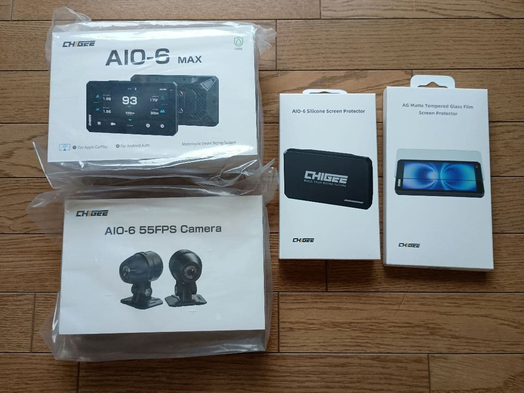 【新品未使用】AIO-6 MAX スマートライドモニター　前後カメラセット