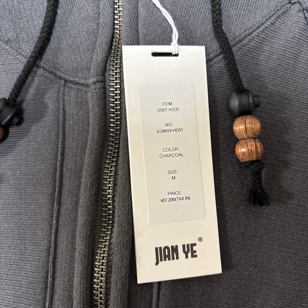 トップス Jian Ye 24AW Orbit Hood Charcoal