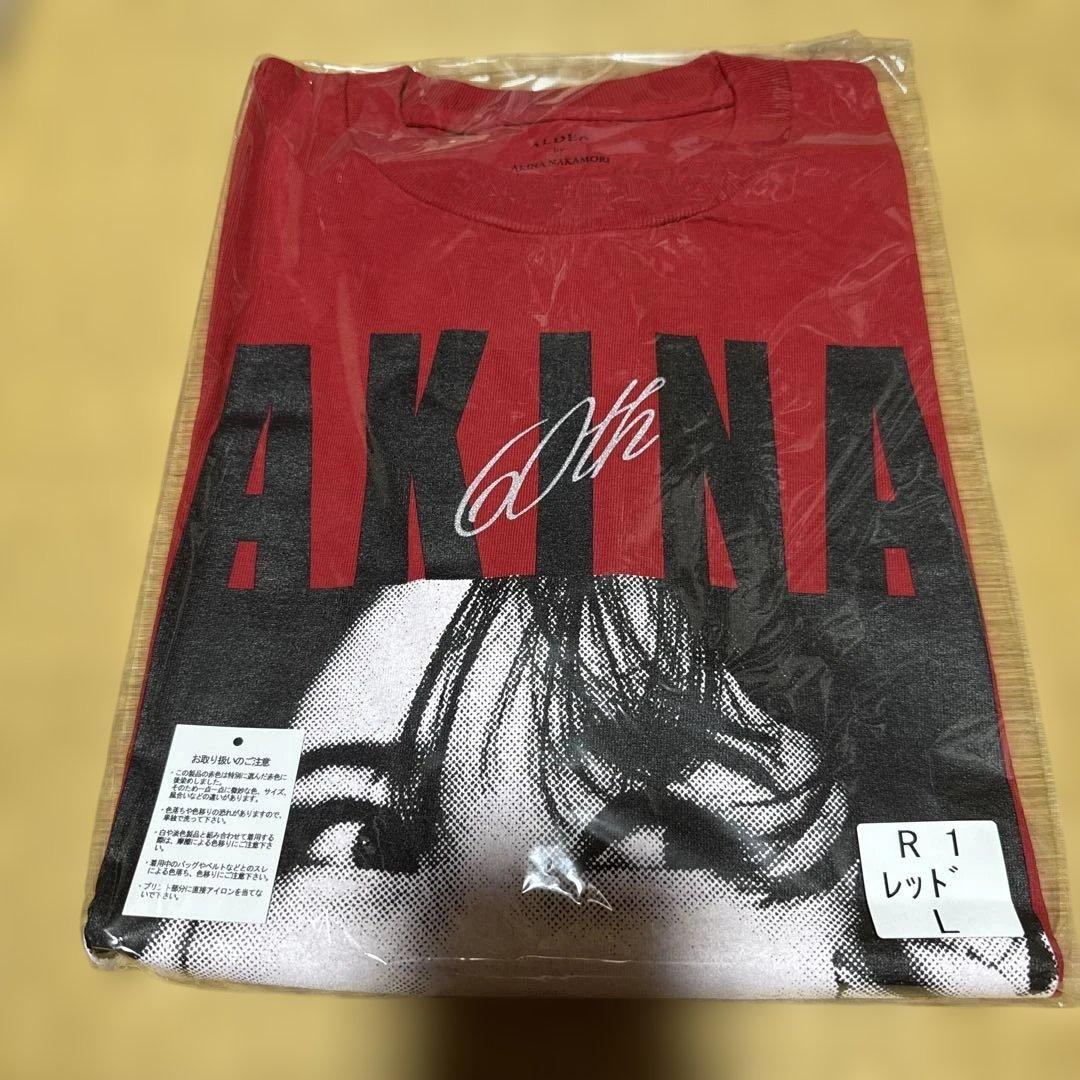 中森明菜　Tシャツ　ファンクラブ限定　赤　Lサイズ