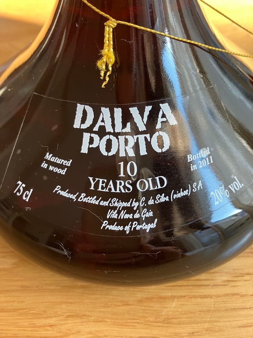 デキャンタボトル　DALVA ポートワイン 10年熟成（2011年瓶詰）