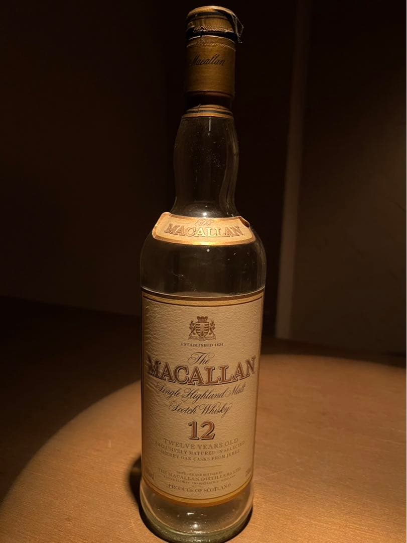 希少　マッカラン　12年　空瓶