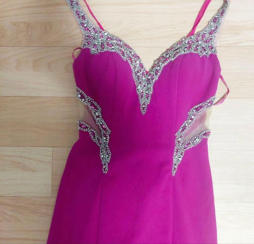 IRMA イルマ ロングドレス ビジュー付き キャバドレス