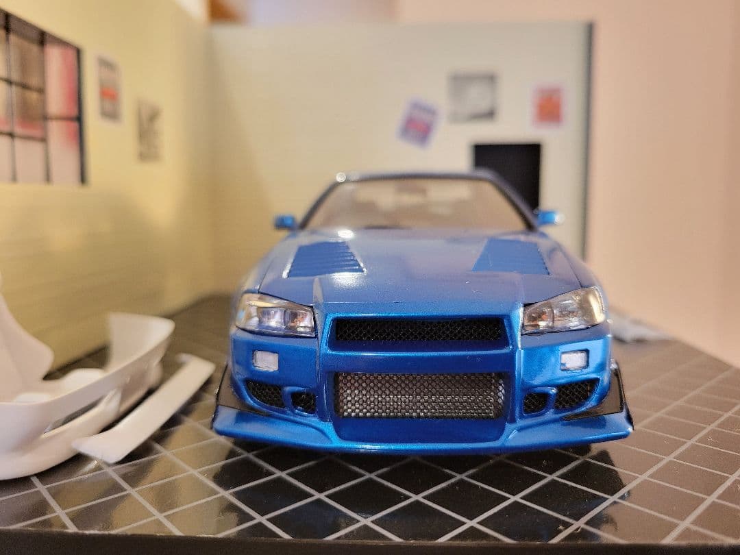 スカイライン　プラモデル完成品