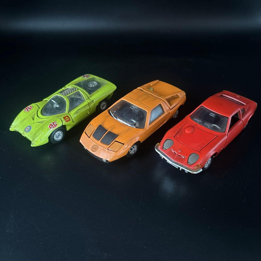 レトロなミニカー 1/43 アルファロメオ メルセデス 3台セット
