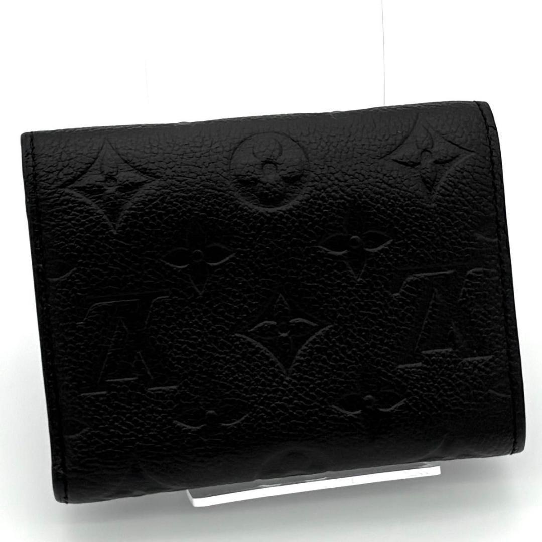 ルイヴィトン 折財布 モノグラム アンプラント ヴィクトリーヌ 黒 2392