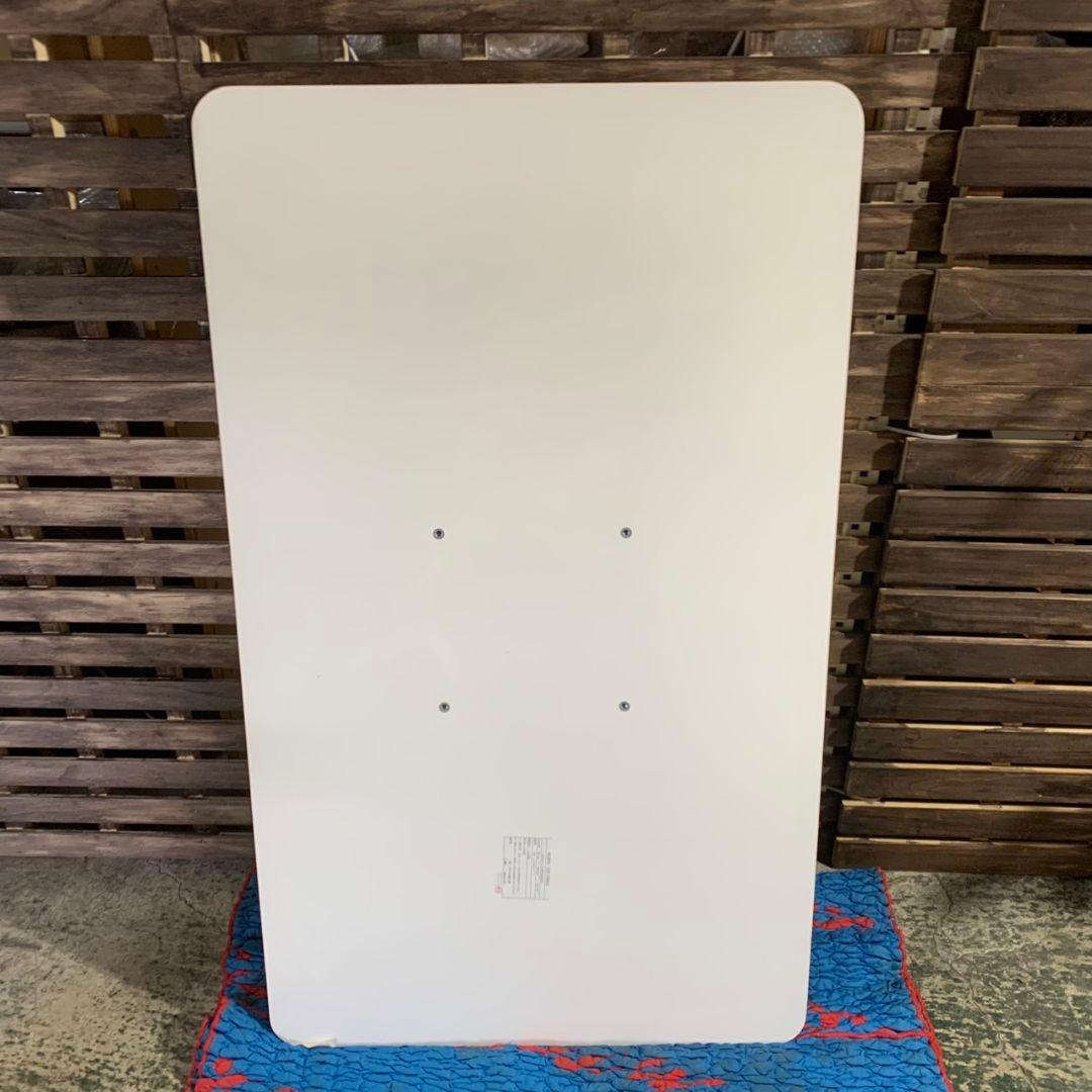 H910\" シギヤマ家具 NORDI 昇降式ダイニングテーブル ホワイト