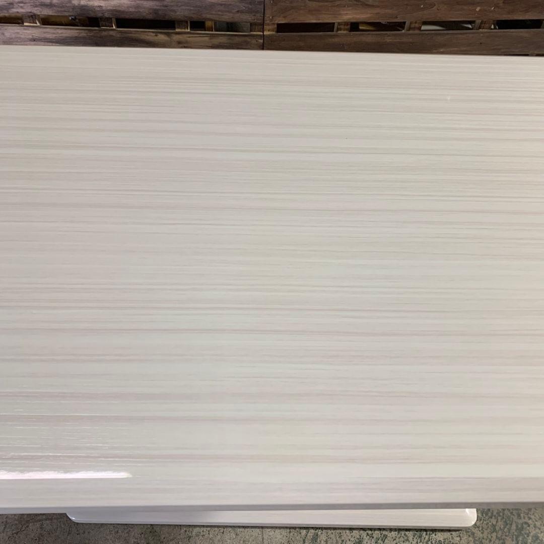 H910\" シギヤマ家具 NORDI 昇降式ダイニングテーブル ホワイト