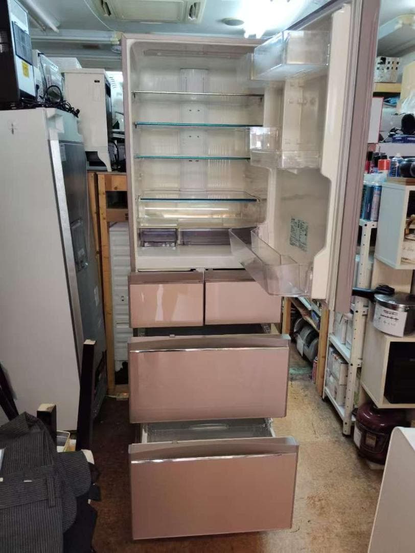 三菱ノンフロン冷凍冷蔵庫 MR-B46Z-P1 2015製