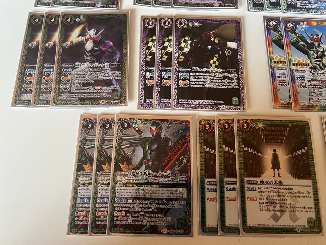 バトスピ　仮面ライダーW ダブル　デッキ